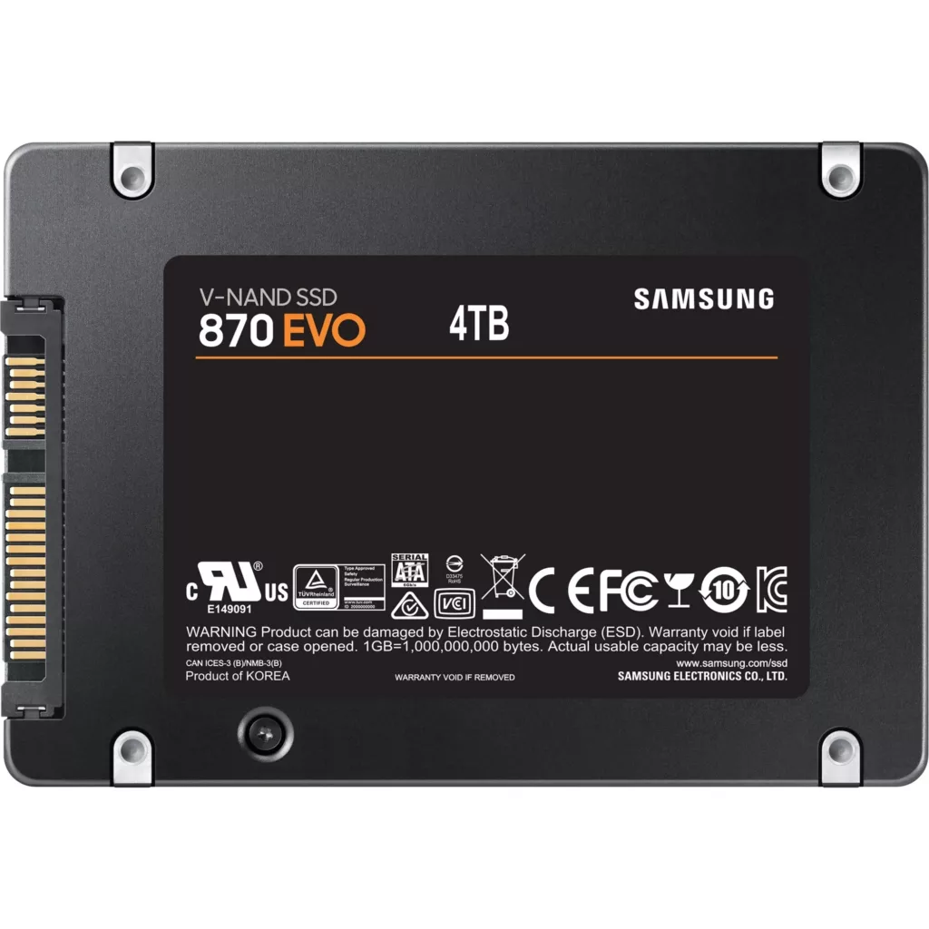 SSD Samsung EVO 870 4 To 2,5" SATA
