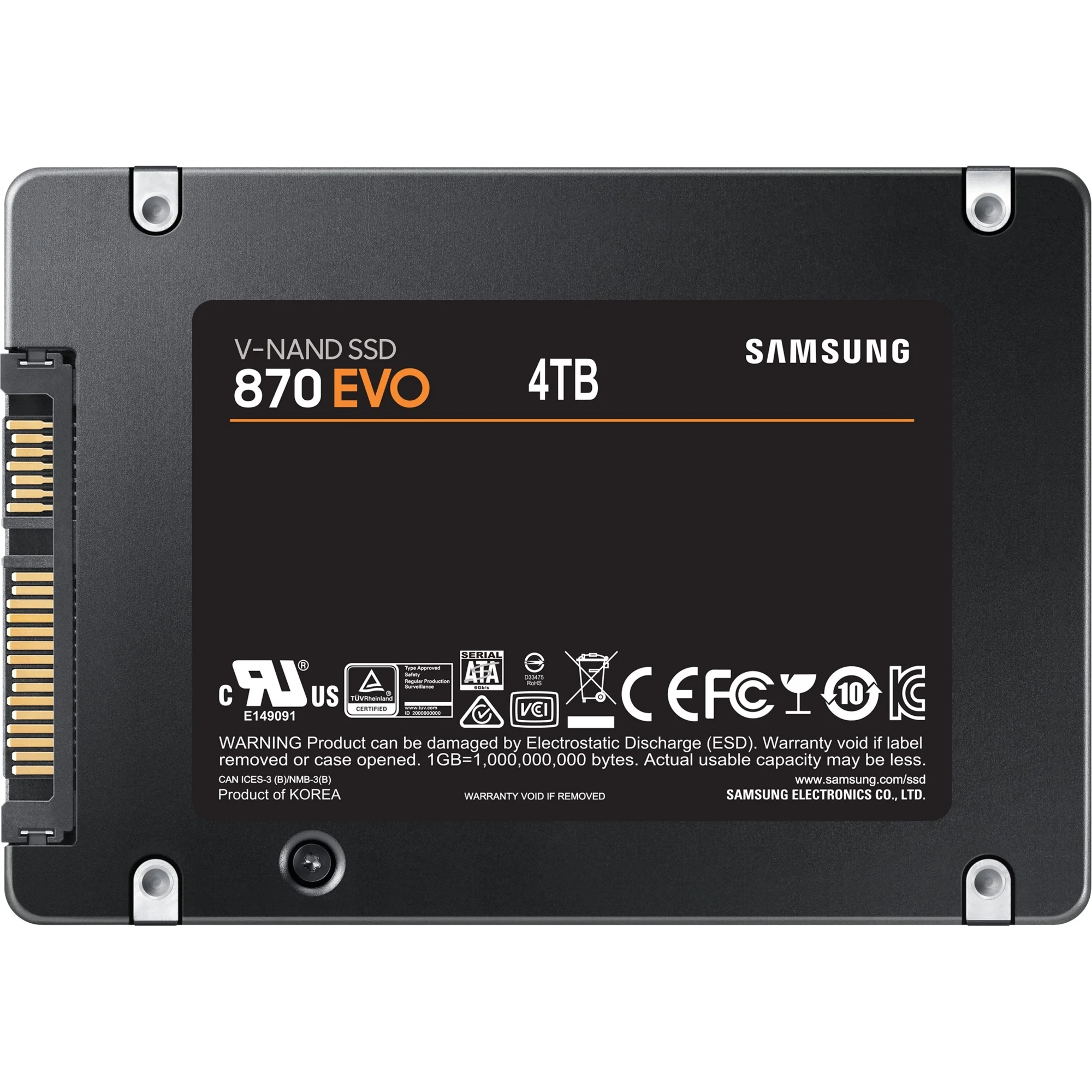 SSD Samsung EVO 870 4 To 2,5" SATA