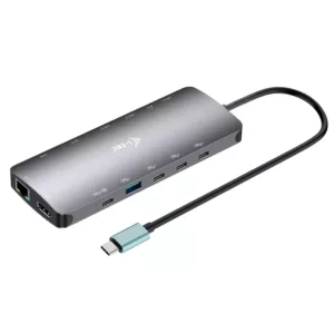 USB-C Metal Nano 3X Display Dock, 2X HDMI, 1X USB-C vidéo + PD 140W