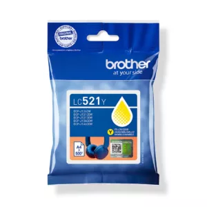 Cartouche d'encre Brother LC-521 Yellow